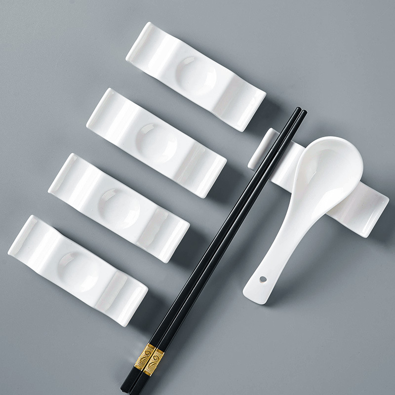 Chopstick Rest Ceramic - حامل عيدان الطعام الخزفي، مجموعة من