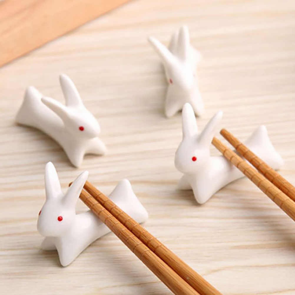 Chopstick Rest Ceramic - 10 قطع حامل أدوات مائدة من