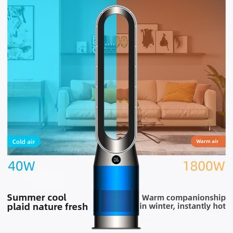 مروحة تبريد وتدفئة مقاس 42 بوص - مراجعة Dyson Fan Am07 وسعره
