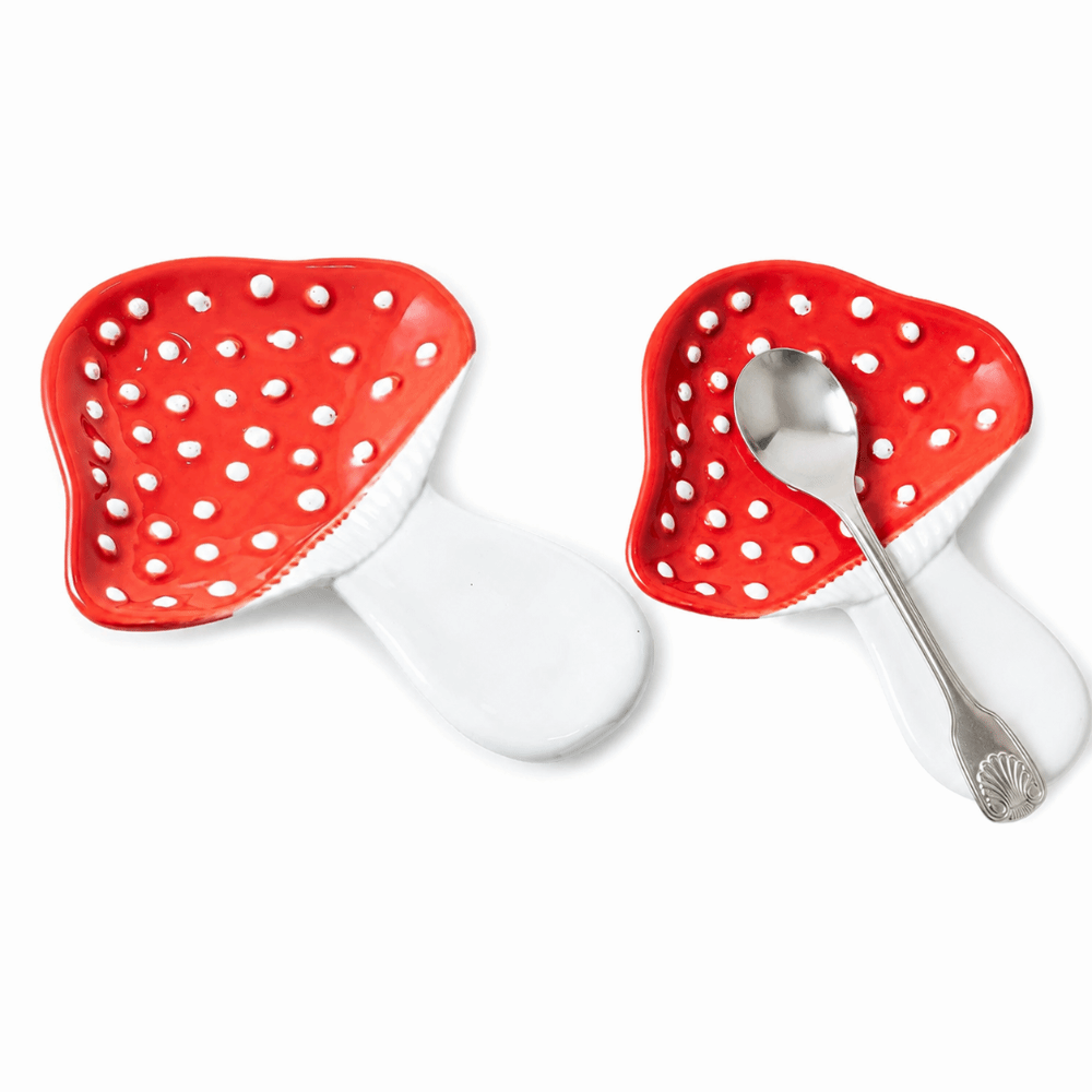 حامل ملعقة سيراميك على شكل فطر - مراجعة Chopstick Rest Ceramic وسعره