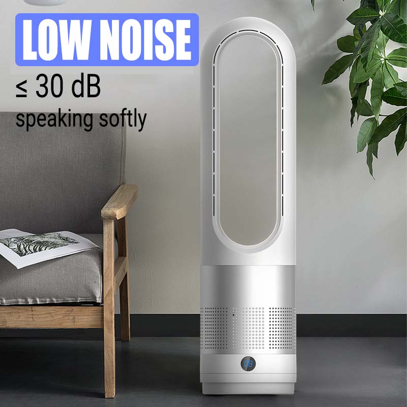 مروحة برجية بدون شفرات مع جهاز - مراجعة Dyson Fan Am07 وسعره